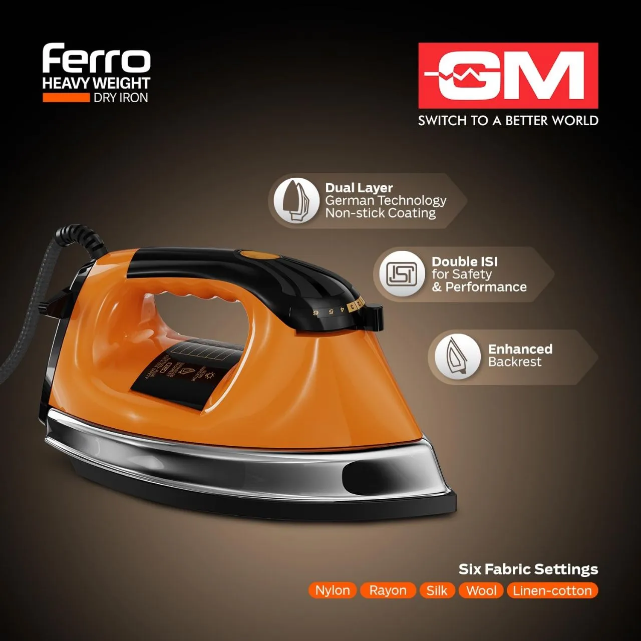 GM Ferro Heavy Weight Dry Iron Press
