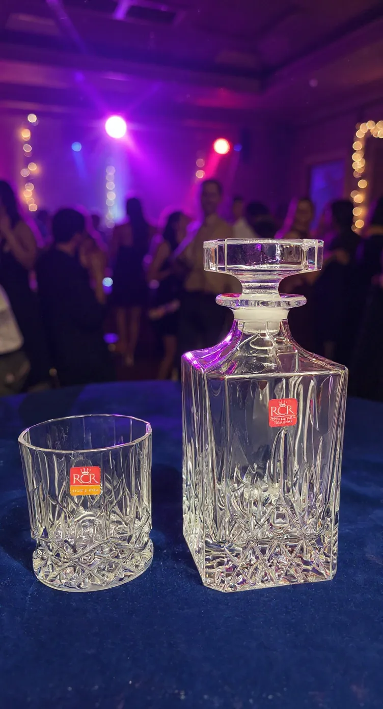 RCR Crystal Decanter Set
