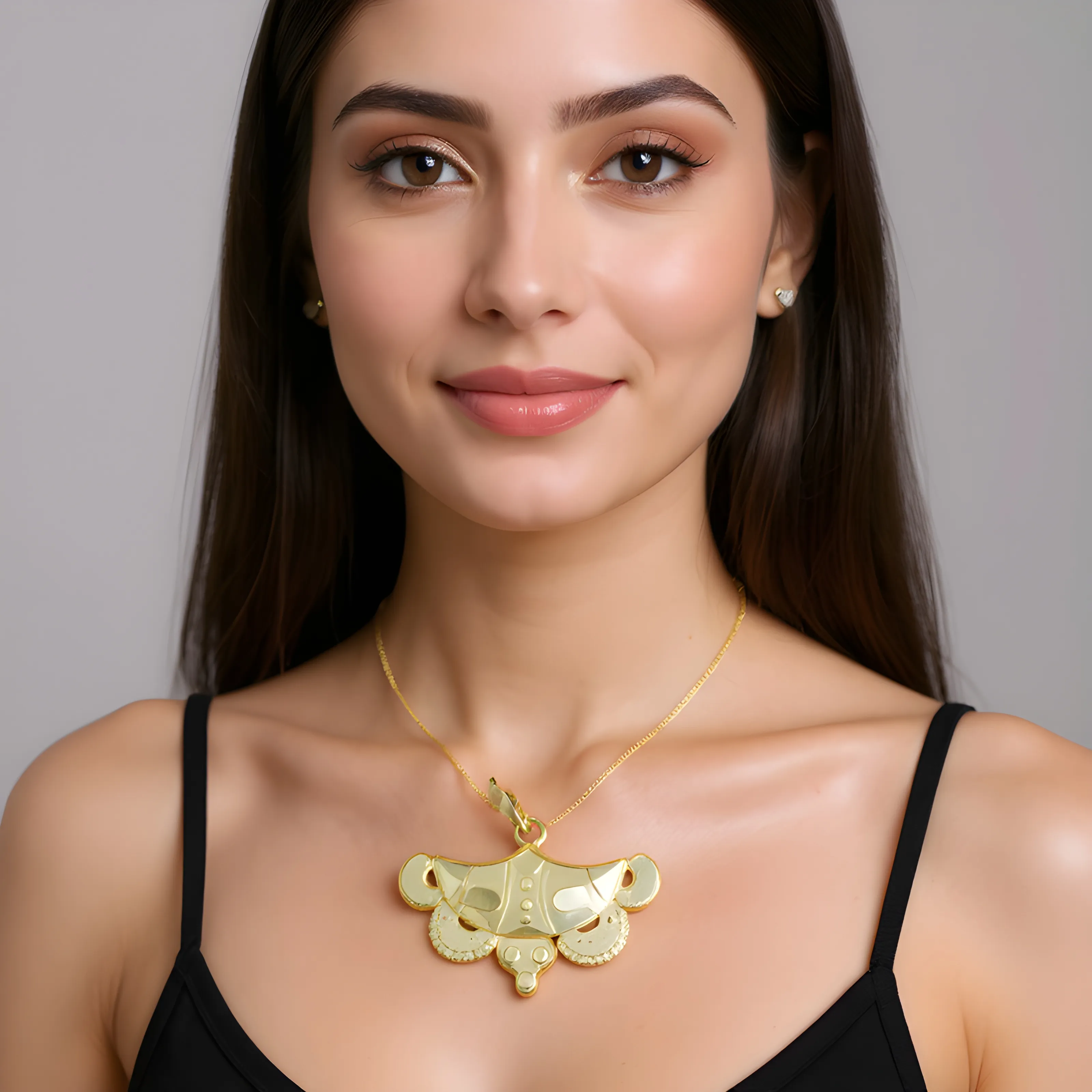 Gold Filigree Pendant