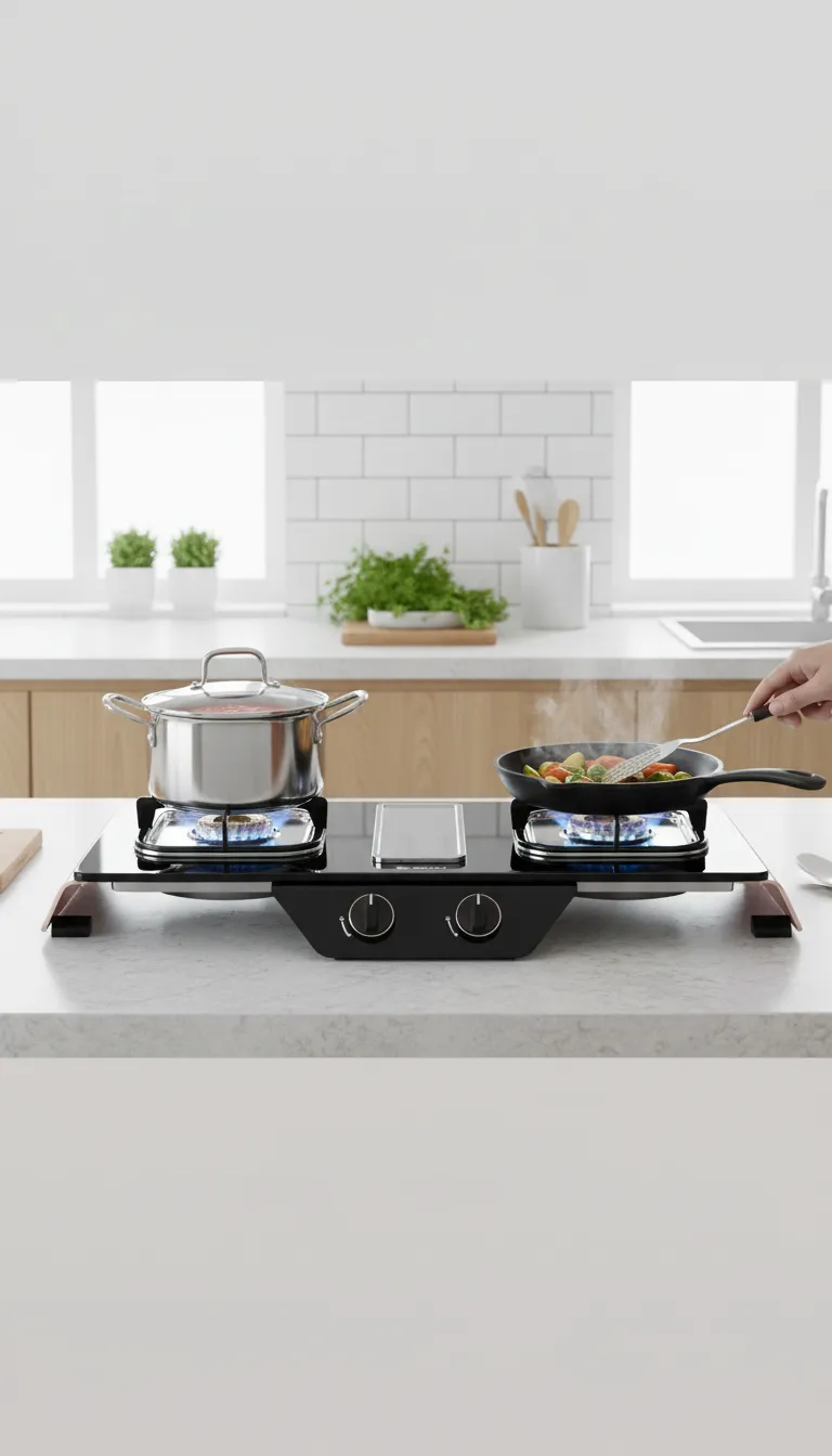 Bajaj 2BRGF8 2 Burner Glass Cooktop