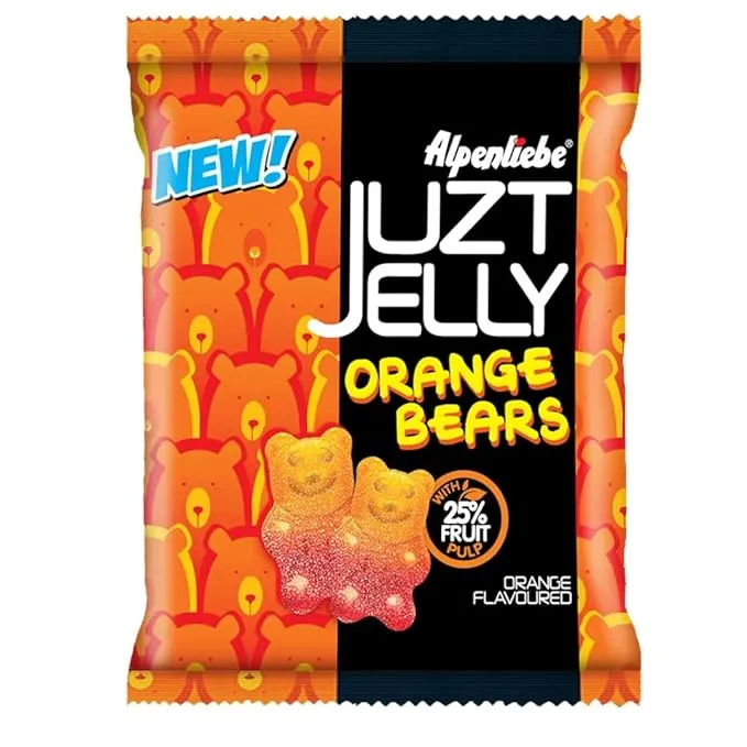 Alpenliebe Juzt Jelly Orange Flavour Bears 29.7 g