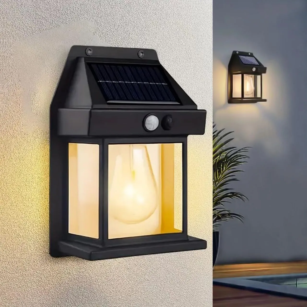 Solar LED Wall Lantern Water Proof