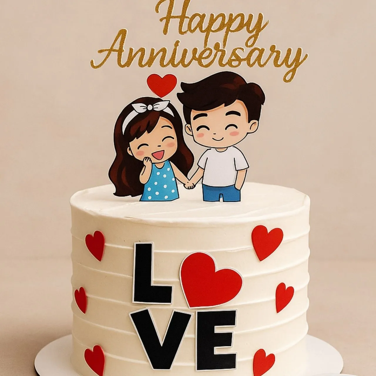 Anniversary Love Cake