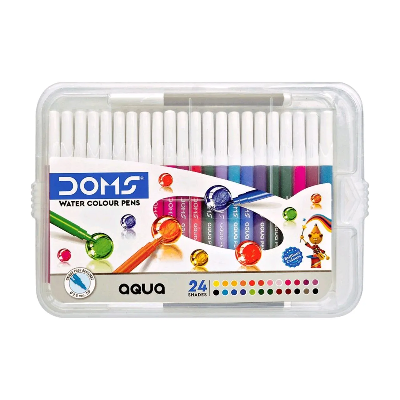 Doms Water Colour Pen 24 shades