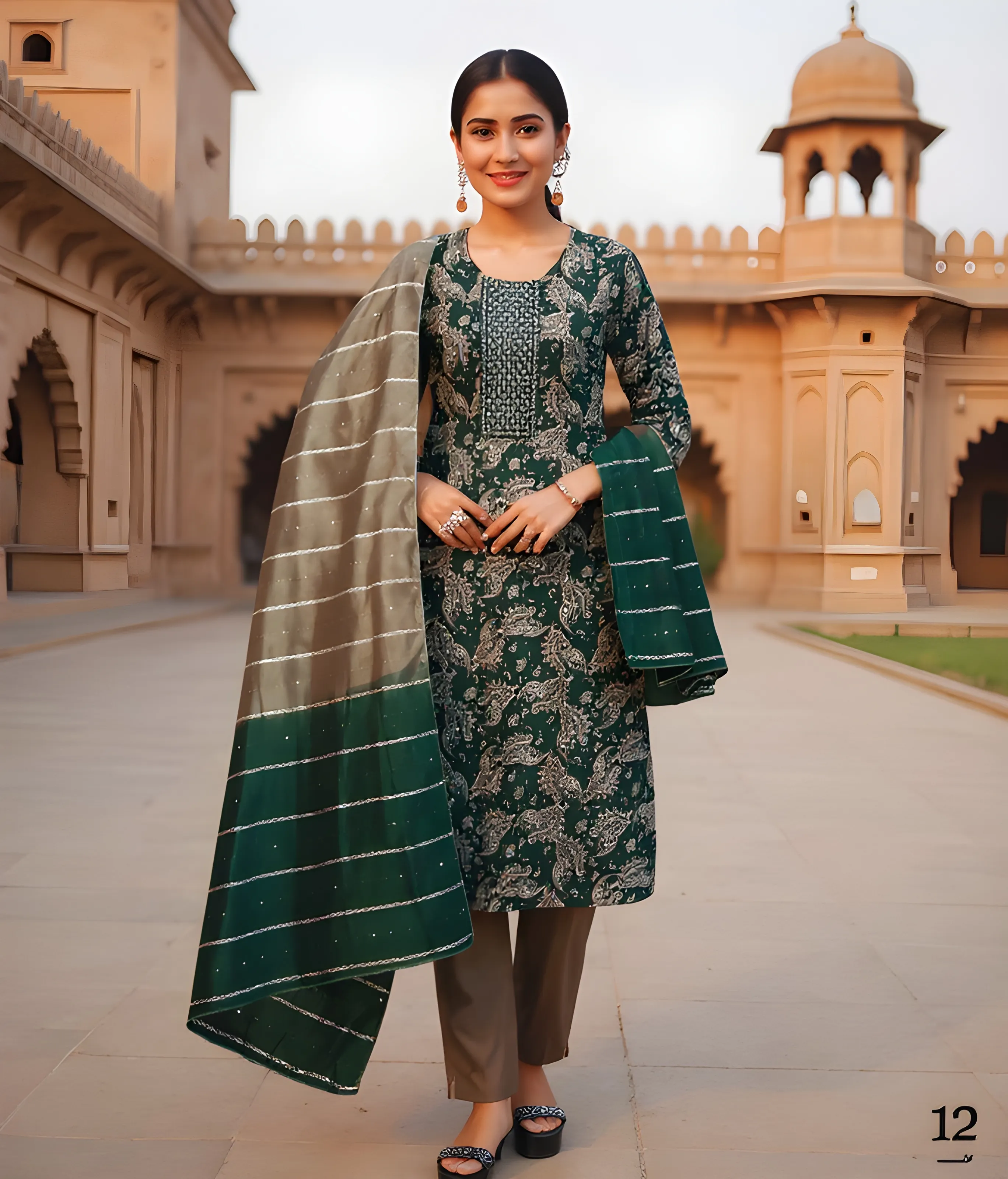 Paridhan Boutique Embroidered Salwar Suit Xl