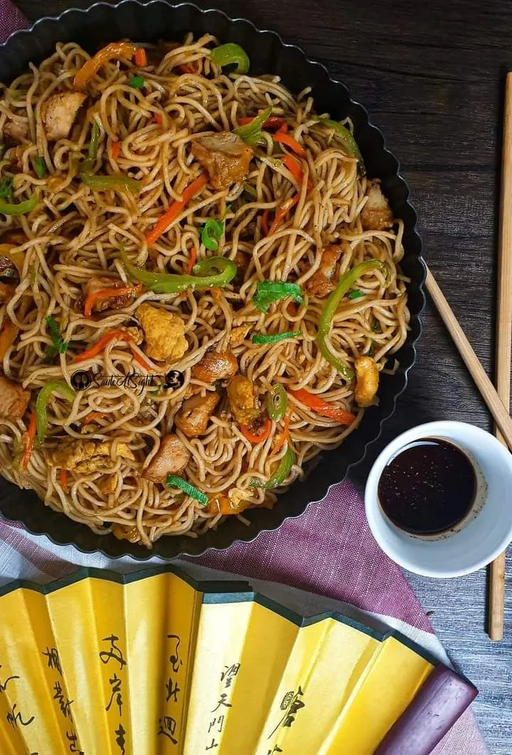 Chicken Singapuri Noodles