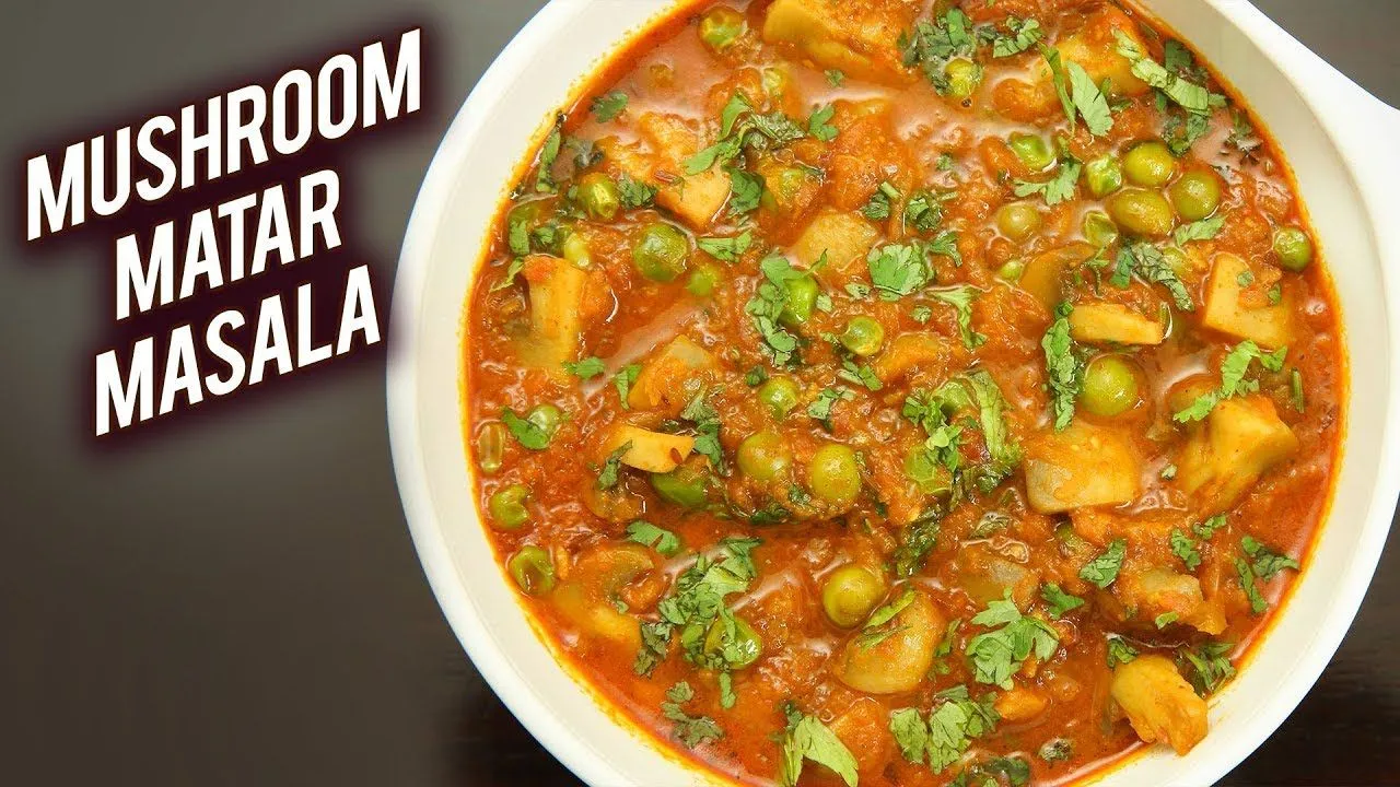 Mushroom Matar Masala