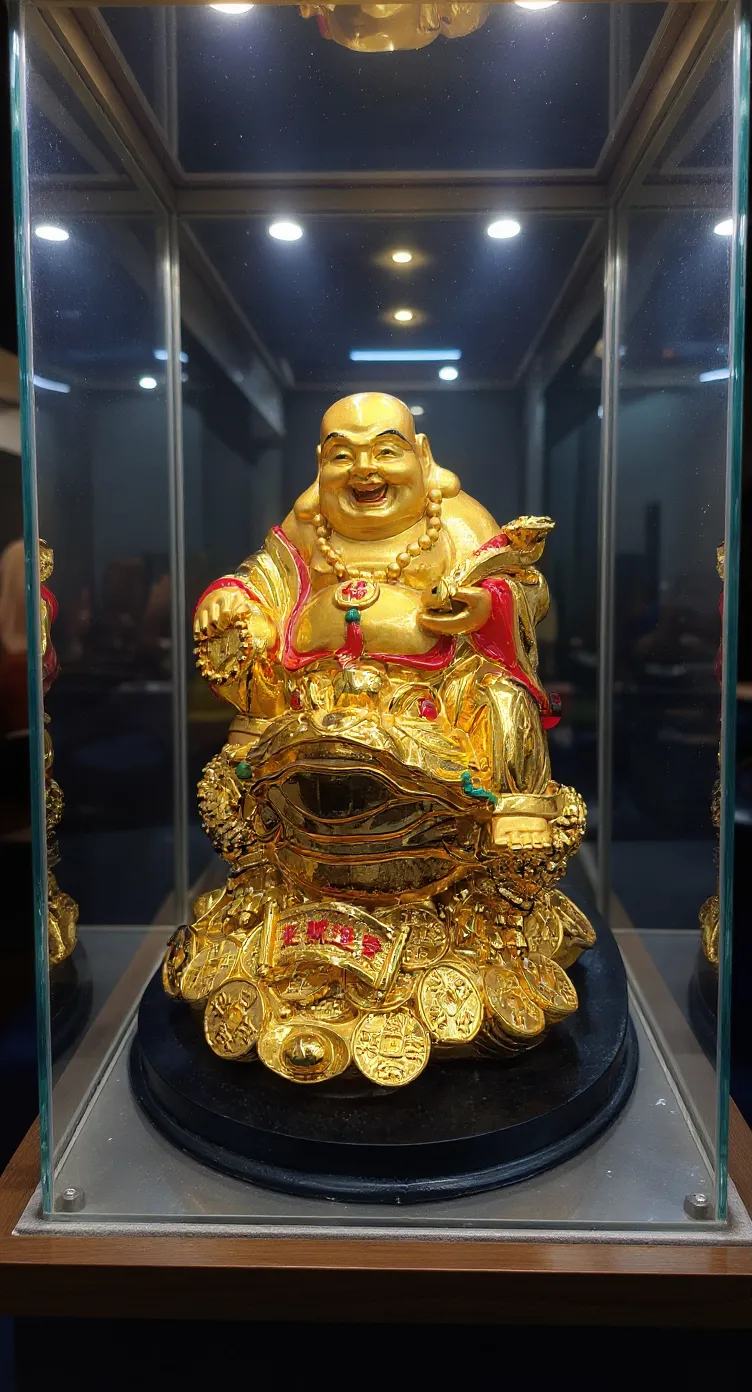 Laughing Buddha  On Turtle