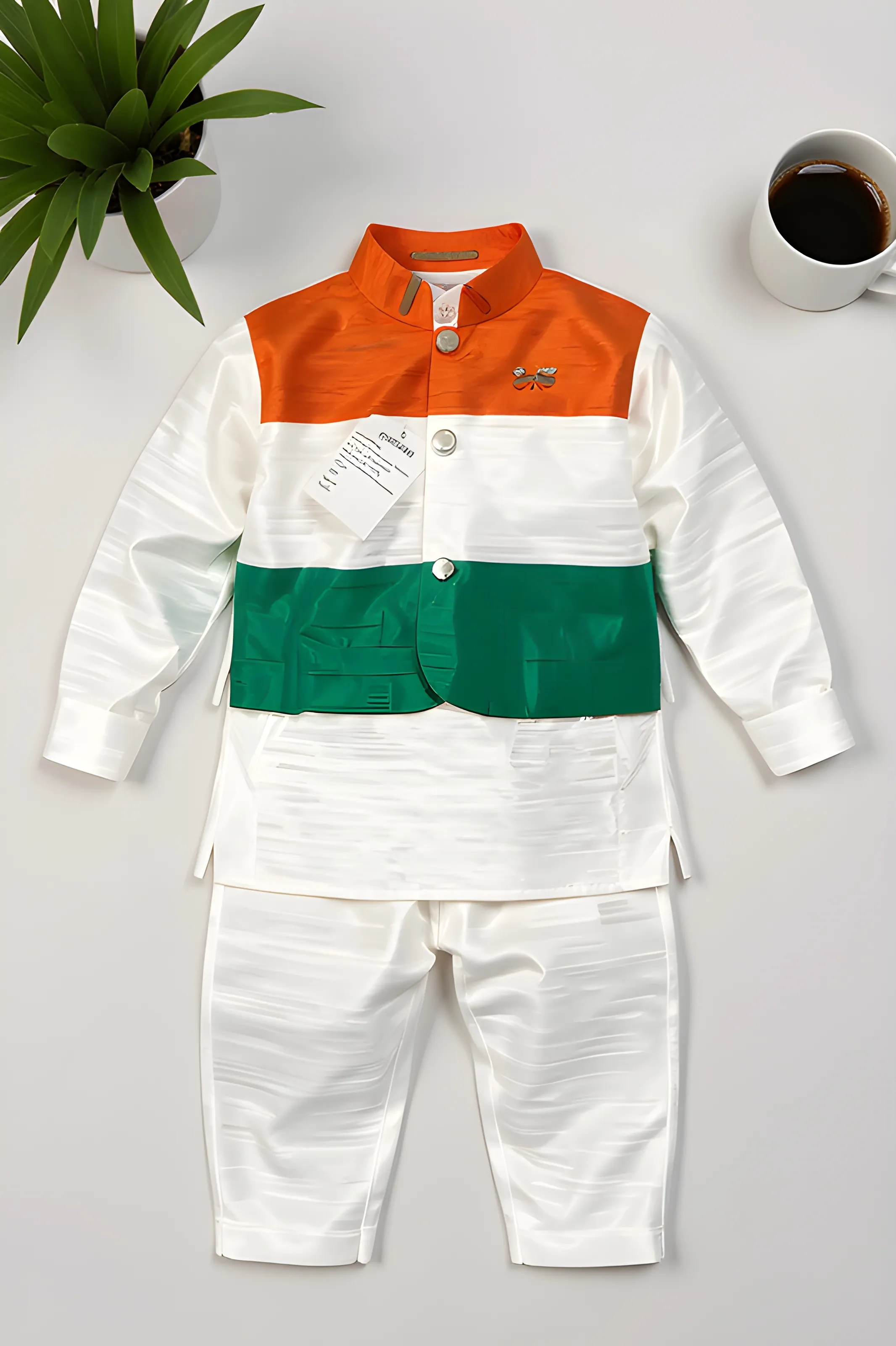 Tricolor Kurta Set