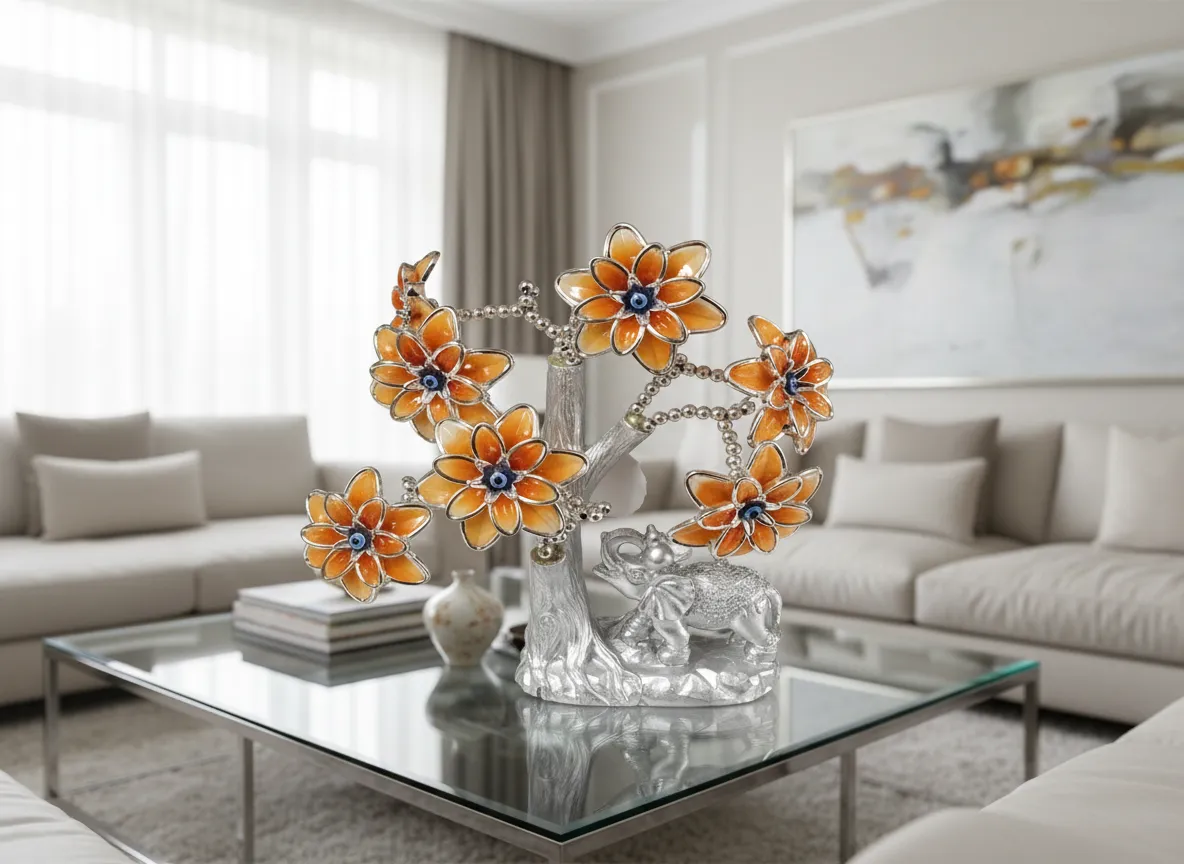 Floral Jewel Tree Centerpiece