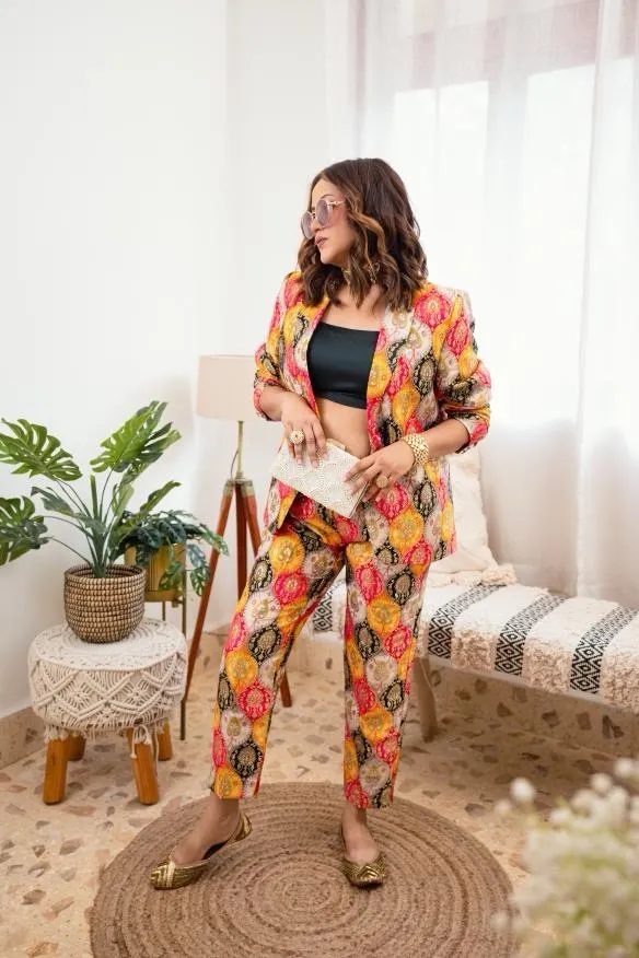 Benrasi Indowestern Suit Set view 5