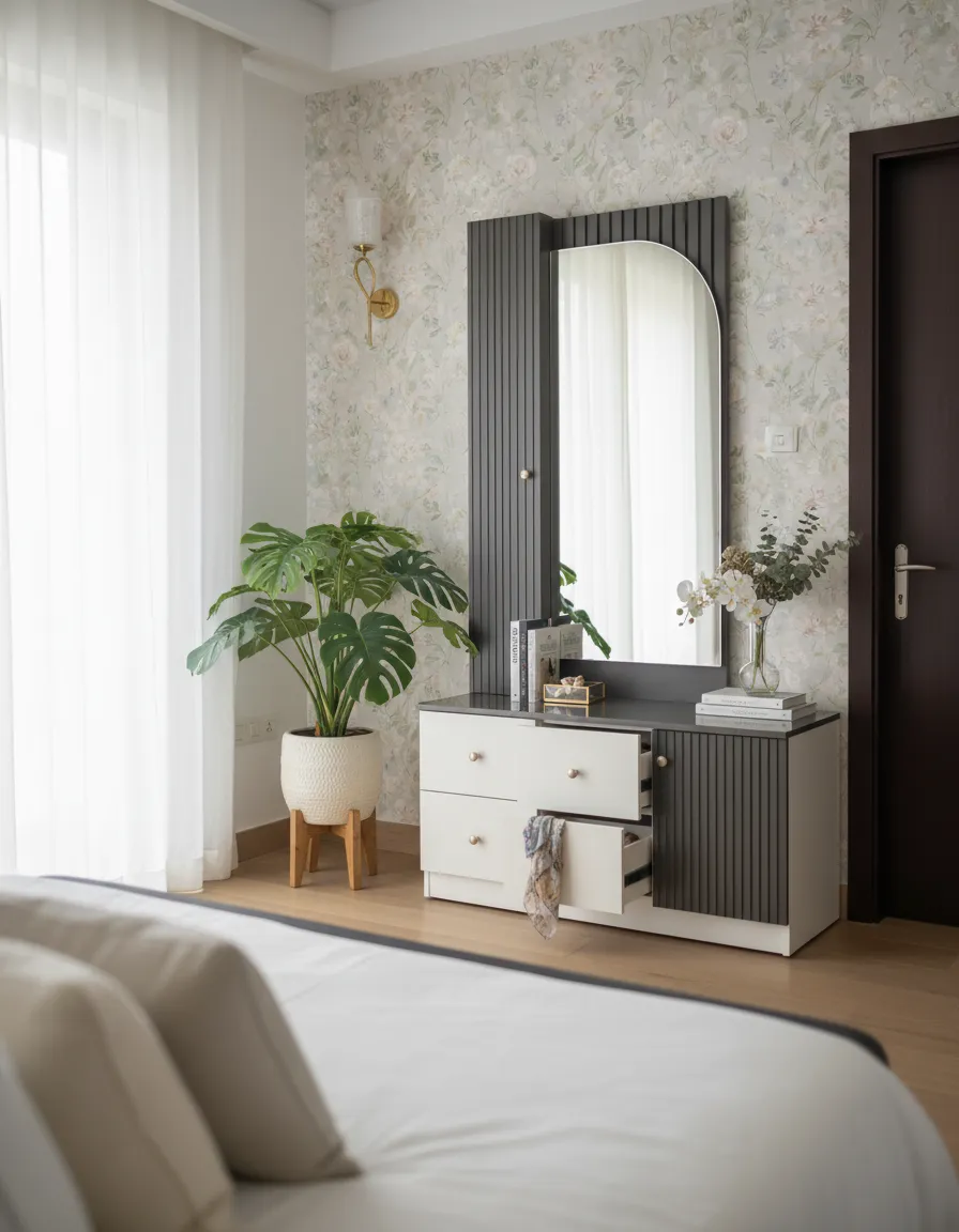 KK Wood Modern Dressing Table