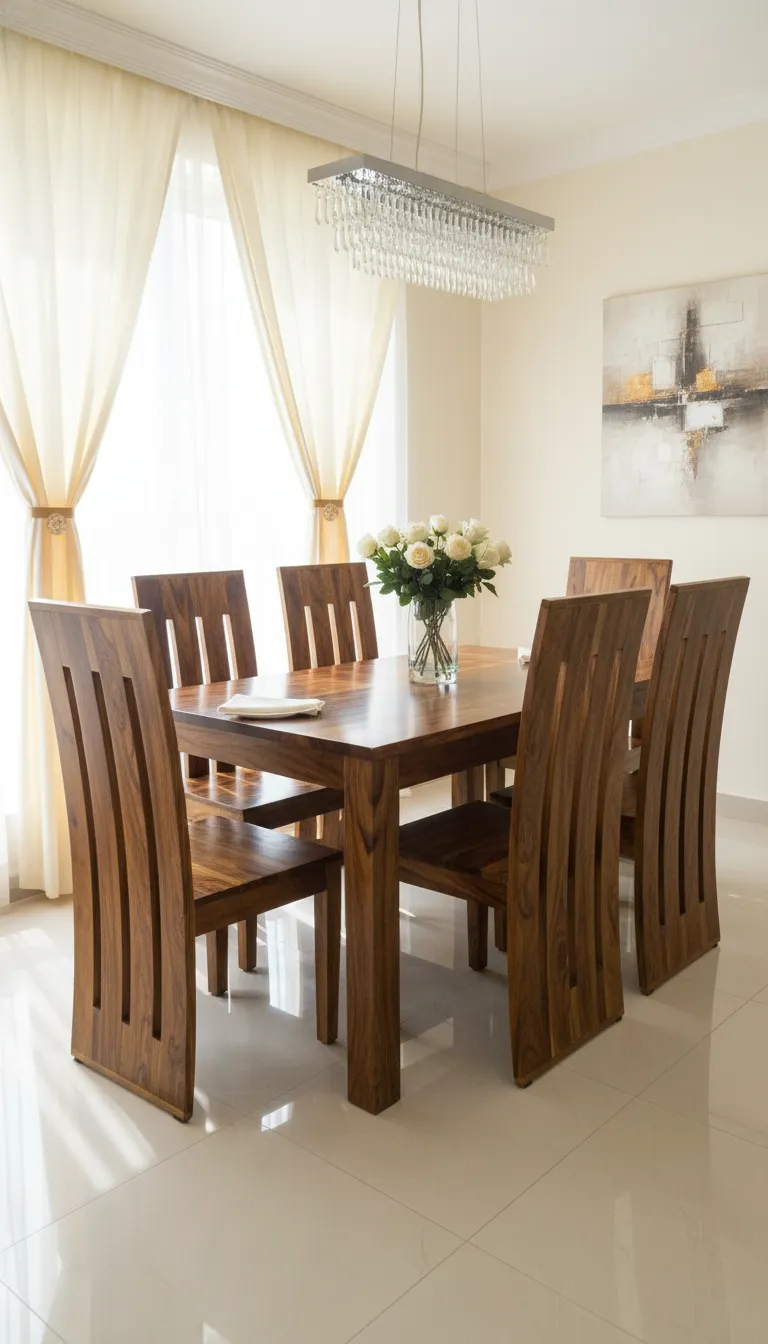 Rustic Wooden Dining Set