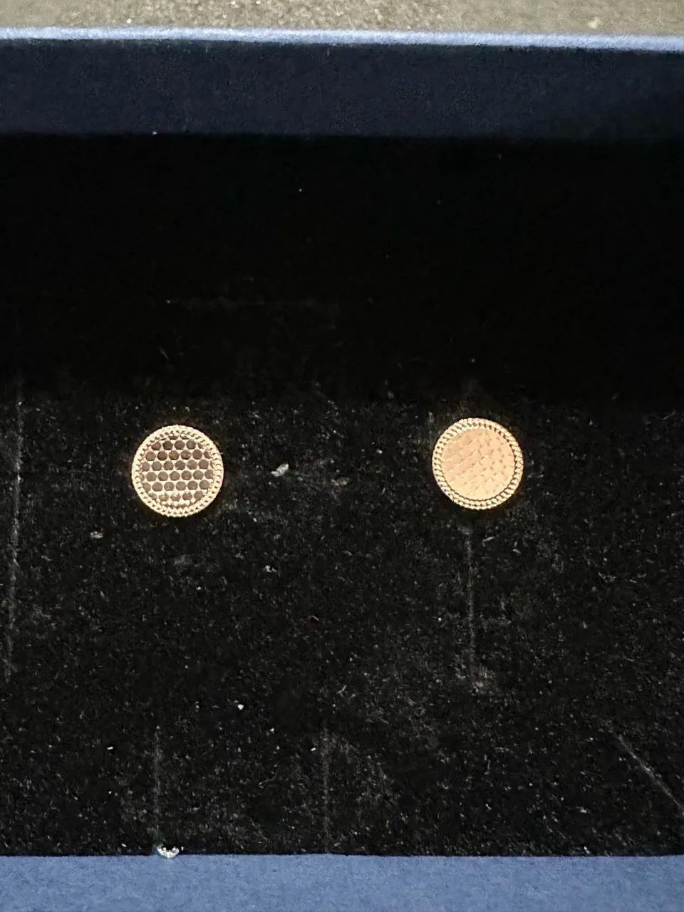 Gold Mesh Earrings