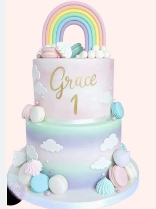 Rainbow Cloud Cake 2kg