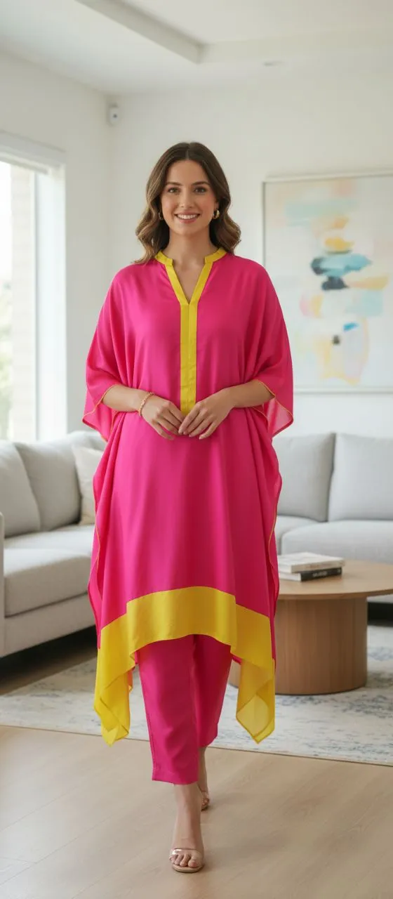 Color-Block Kaftan