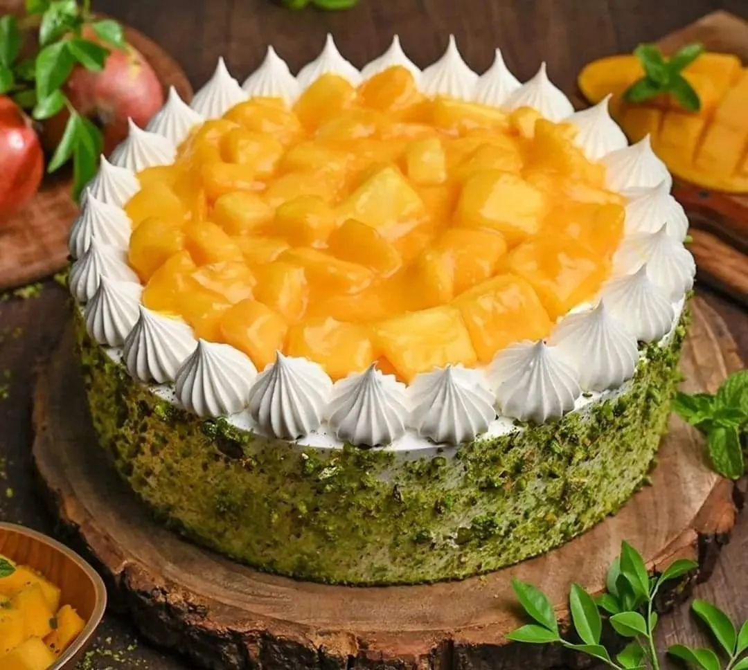 Mango Pista Cake 1Pound
