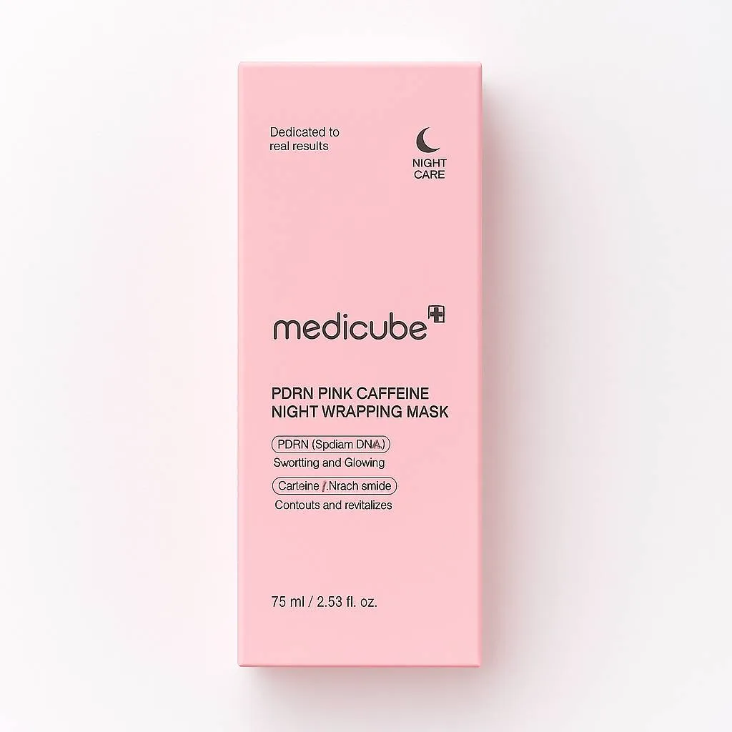 Medicube PDRN Pink Caffeine Night Wrapping Mask