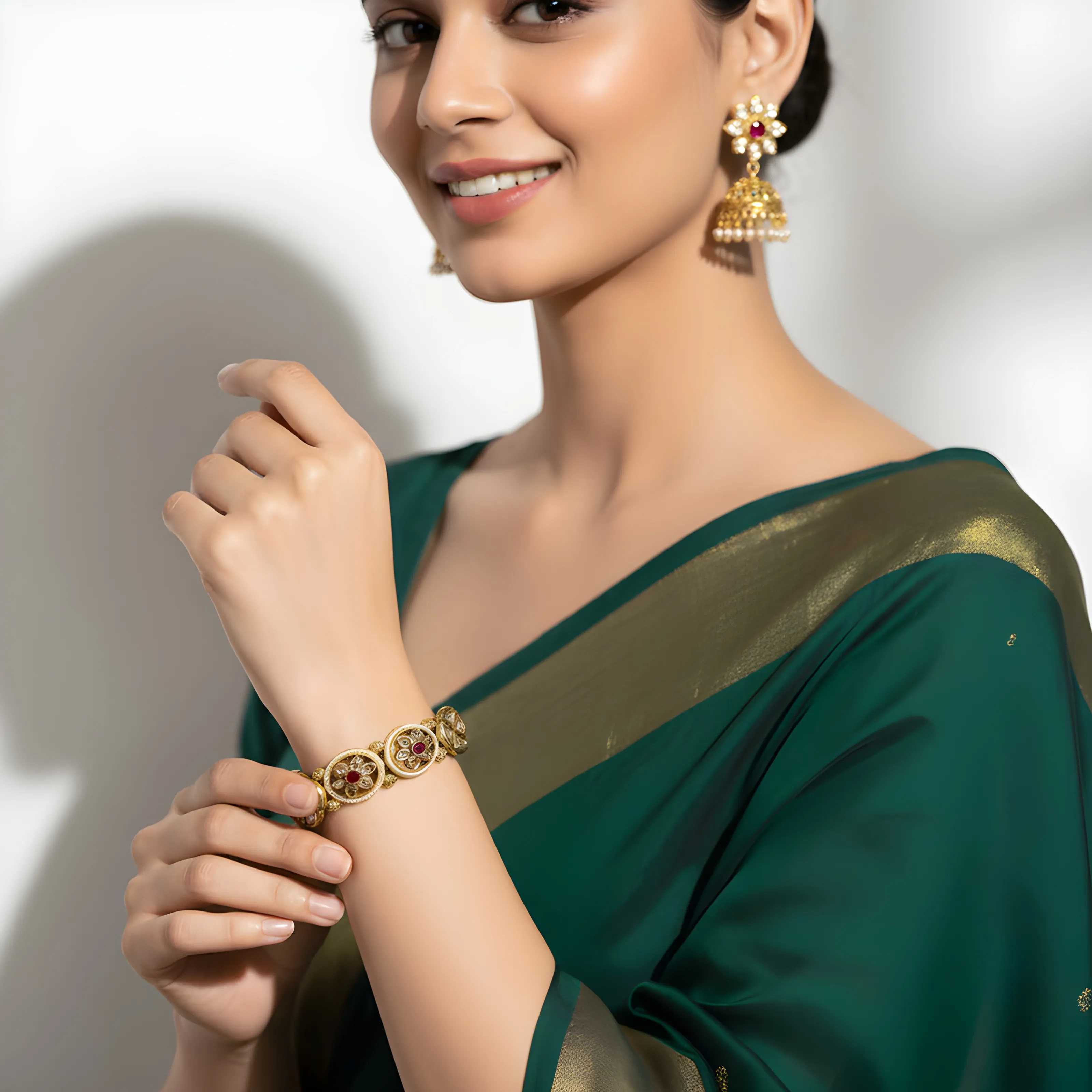 Gold-plated Kada Bracelets