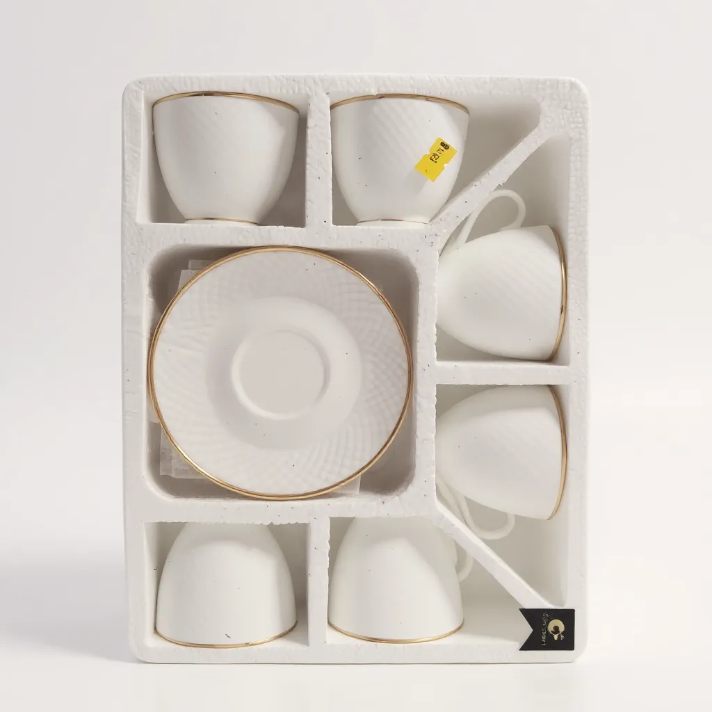 Gold Rimmed Tea Set