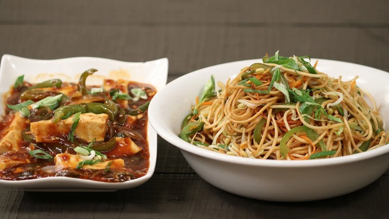 Chilli Paneer + Noodles