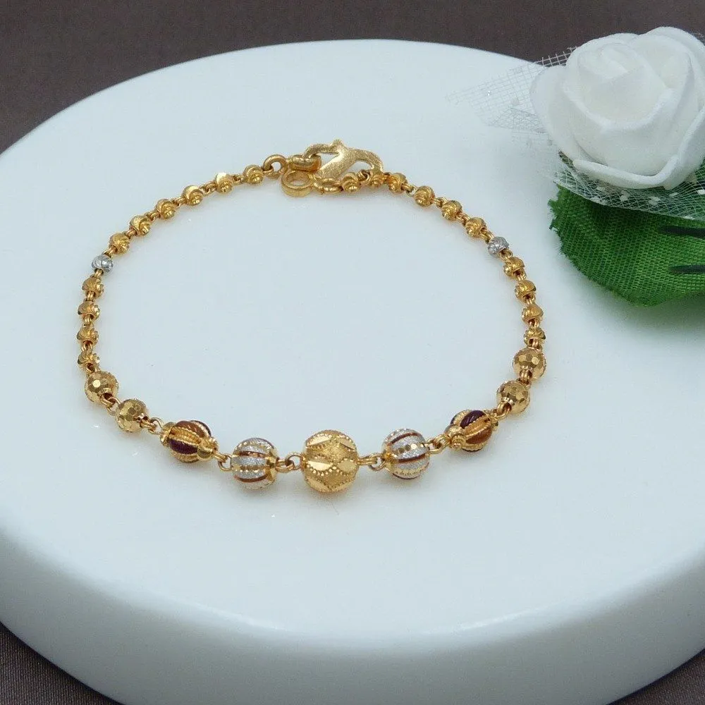 Gold Beaded Bracelet