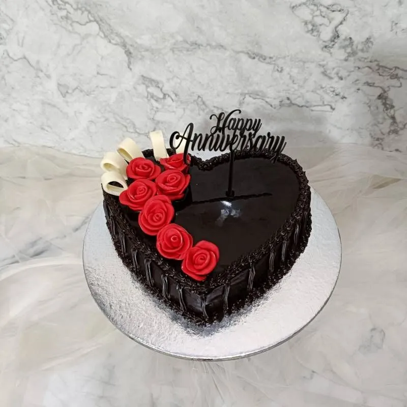 Chocolate Anniversary Cake