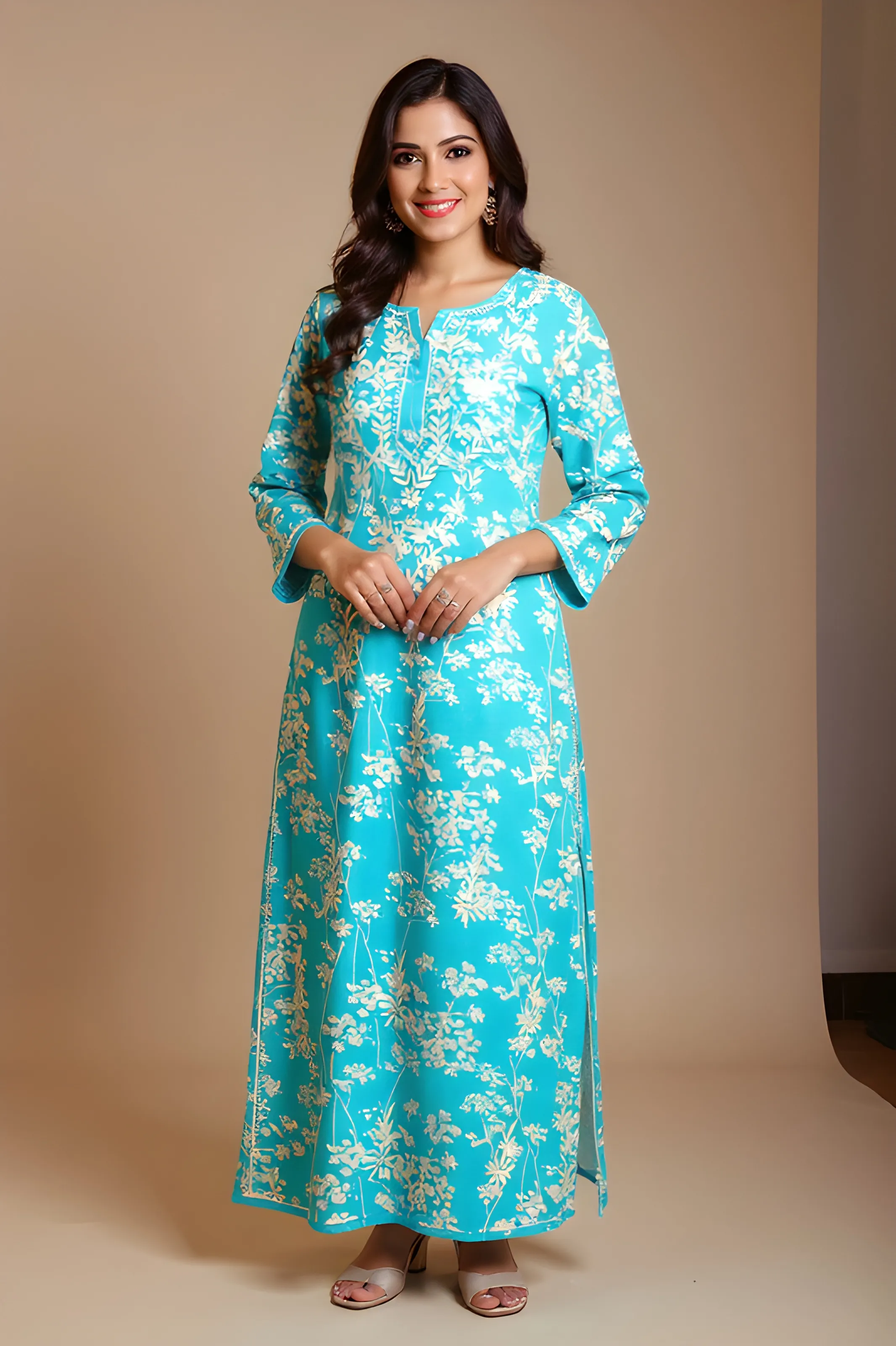 Floral Print Kurti