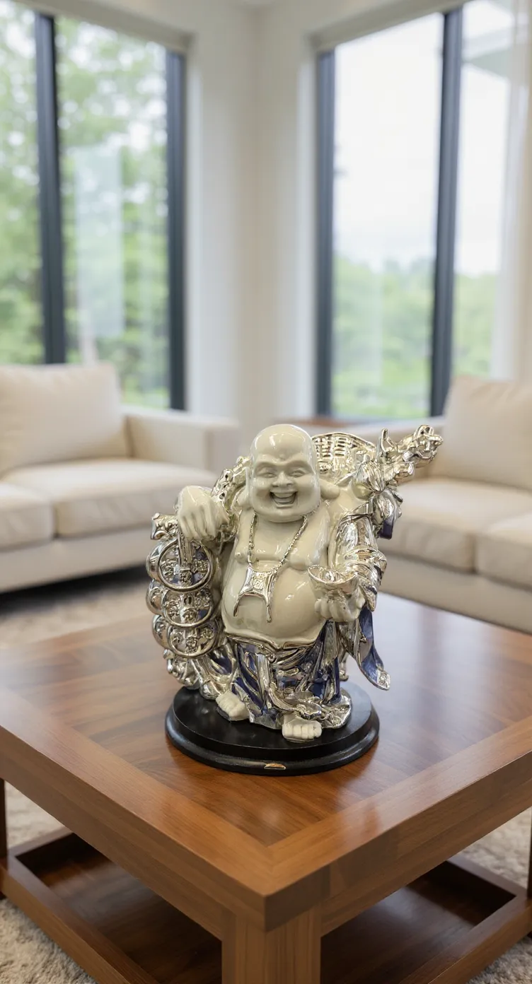 Laughing Buddha White