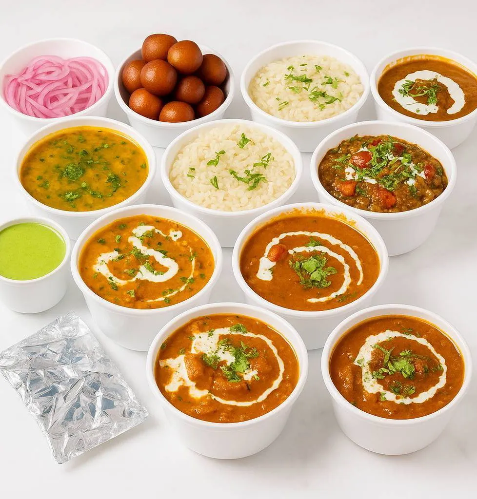North Indian Thali Meal Kit For 8-10 People