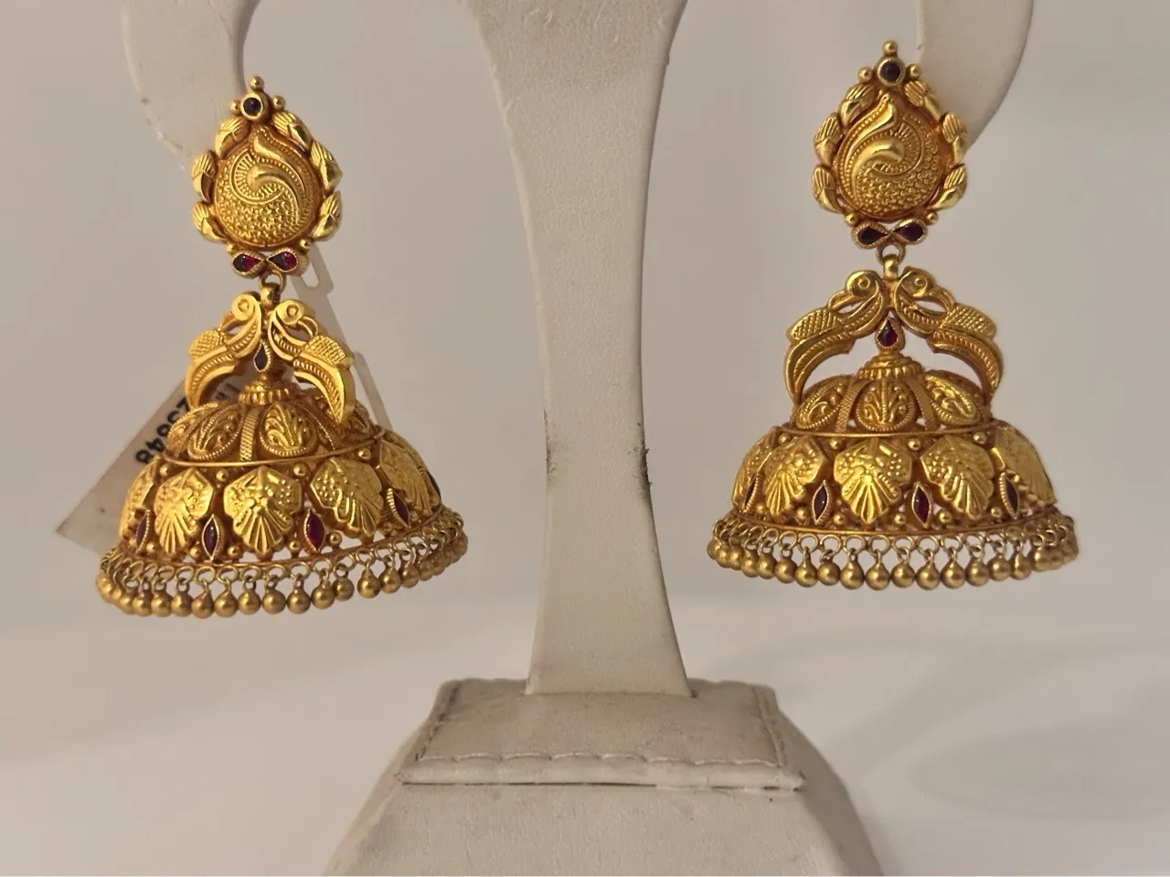 Traditional Gold Jhumka Earrings