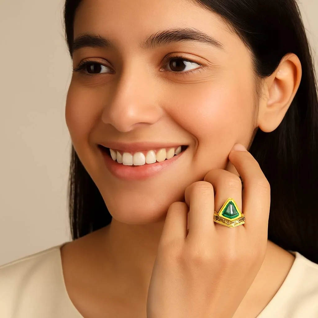 Amber St. Emerald Ring