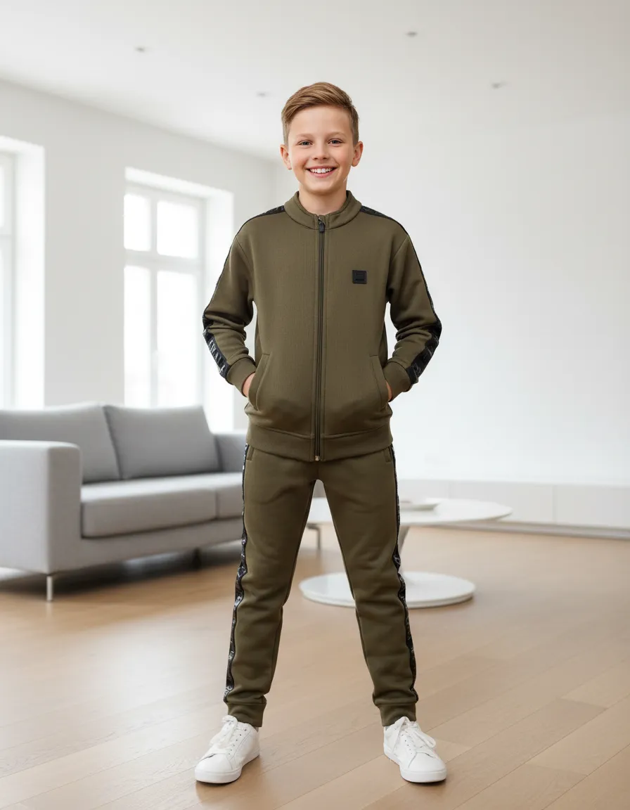 Brown Kids Track Suit