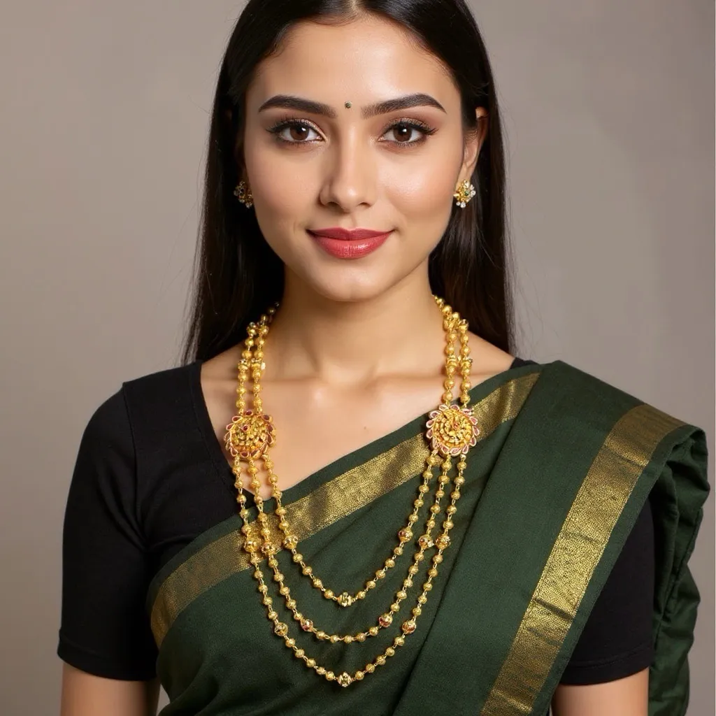 Temple Jewellery Set