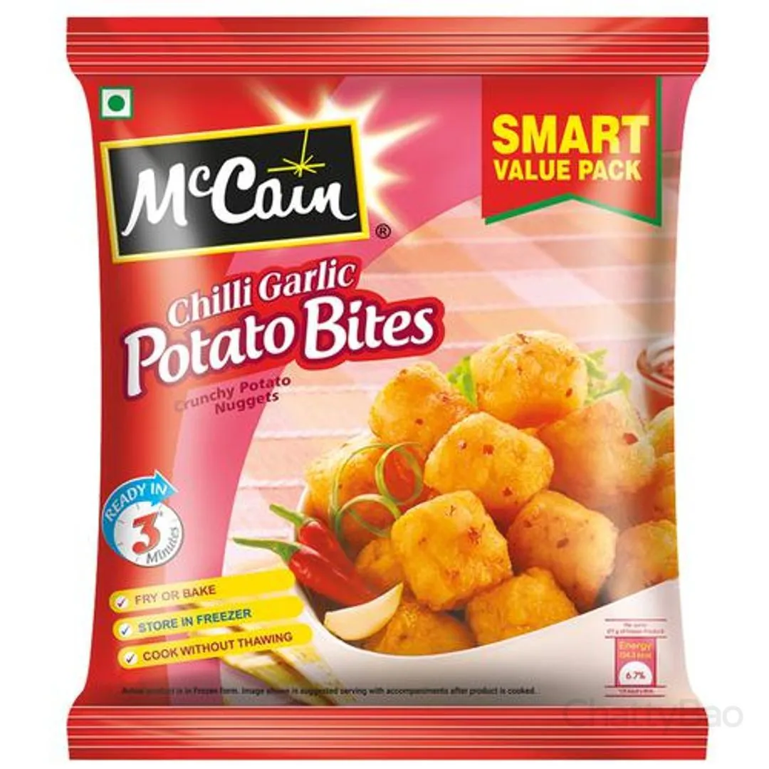 McCain Chilli Garlic - Potato Bites Crunchy Potato Nuggets 700 g