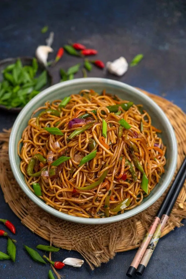Veg Chilli Garlic Noodles