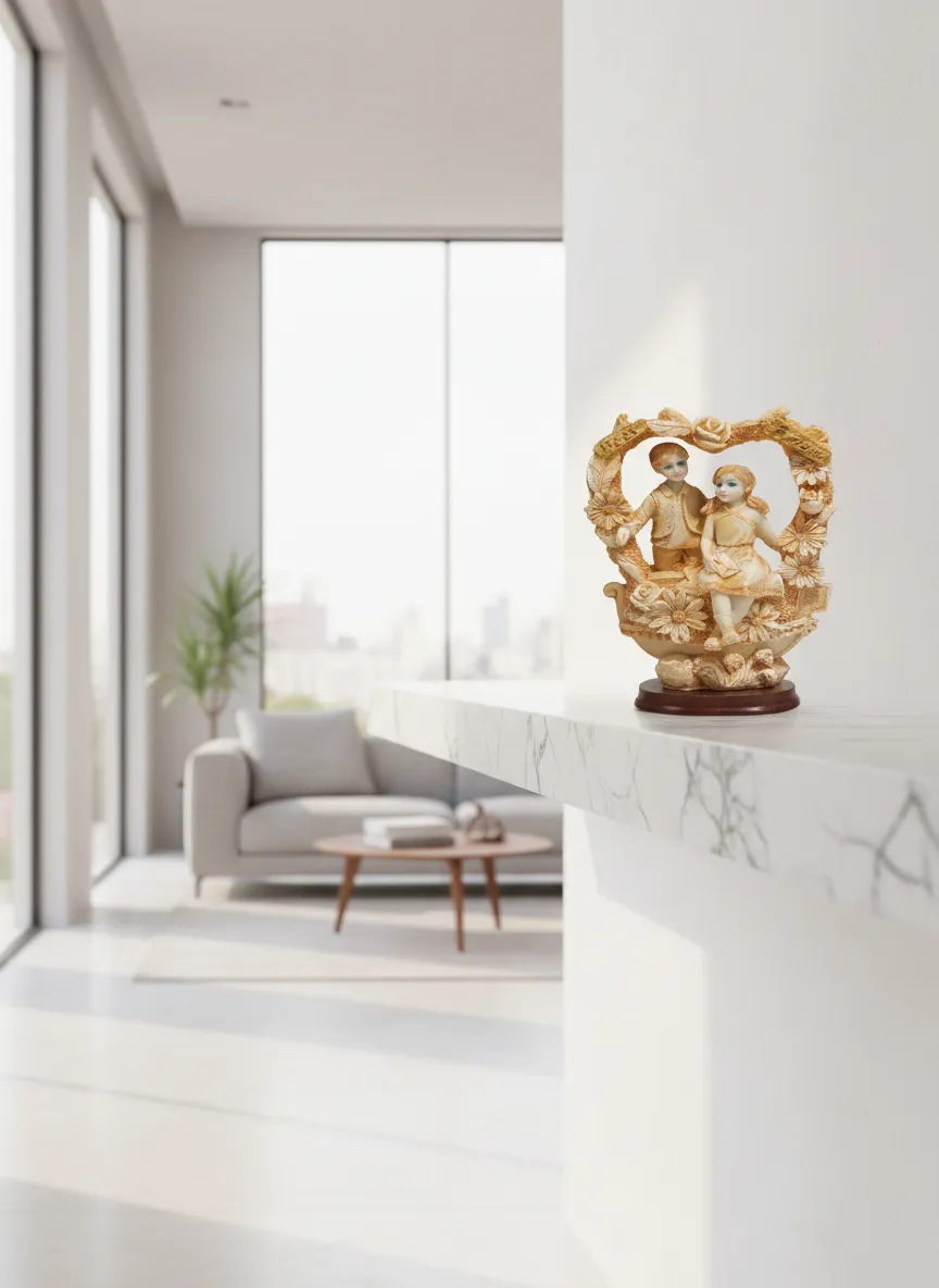 Floral Embrace Figurine