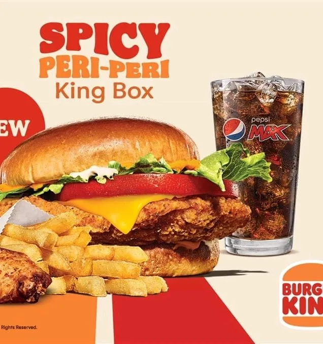 Peri Peri Burger Combo