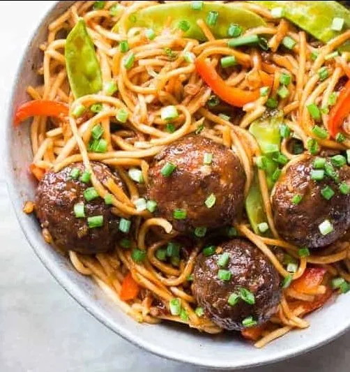 Paneer Manchurian+ Noodles