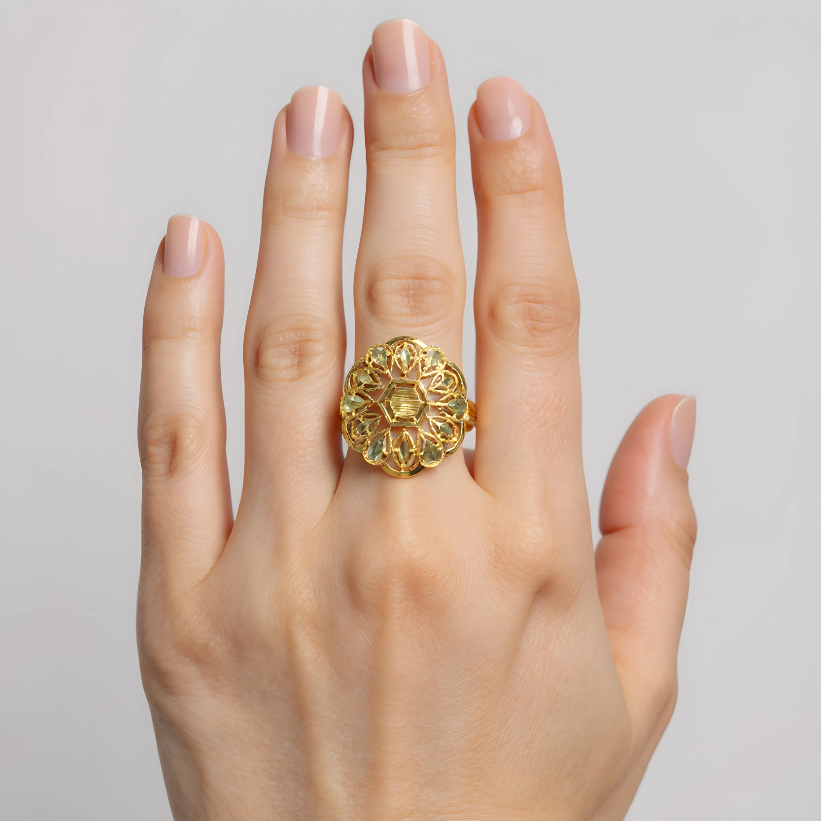 Gold Filigree Ring