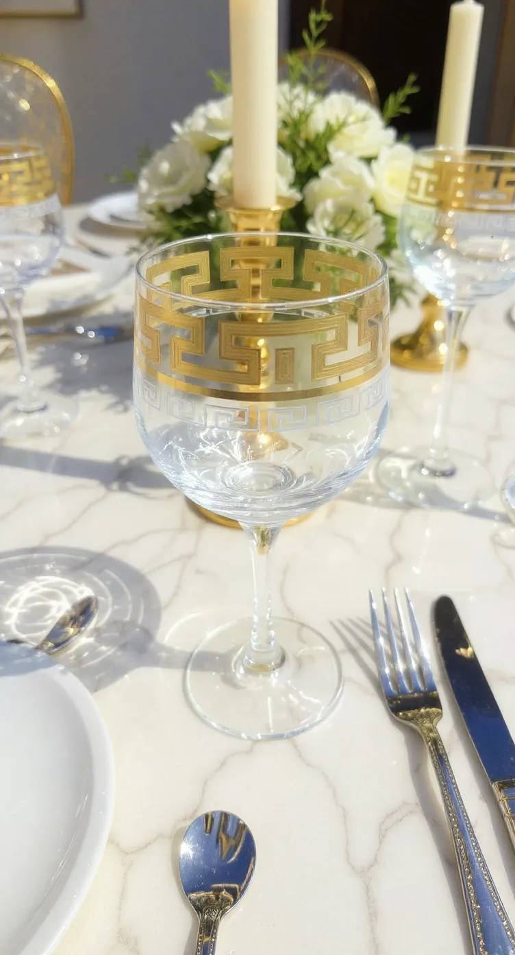 Decorative Wine Glass