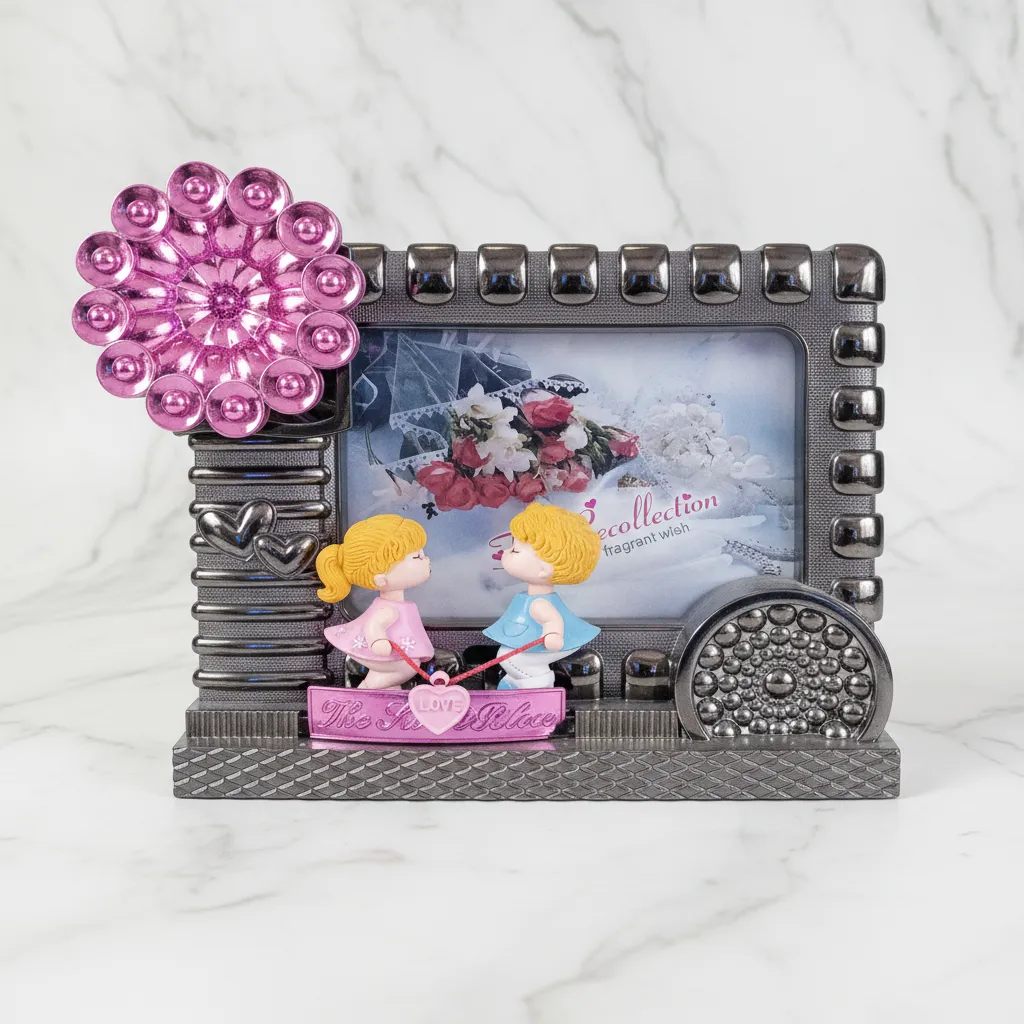 LED Photo Frame with Figurines