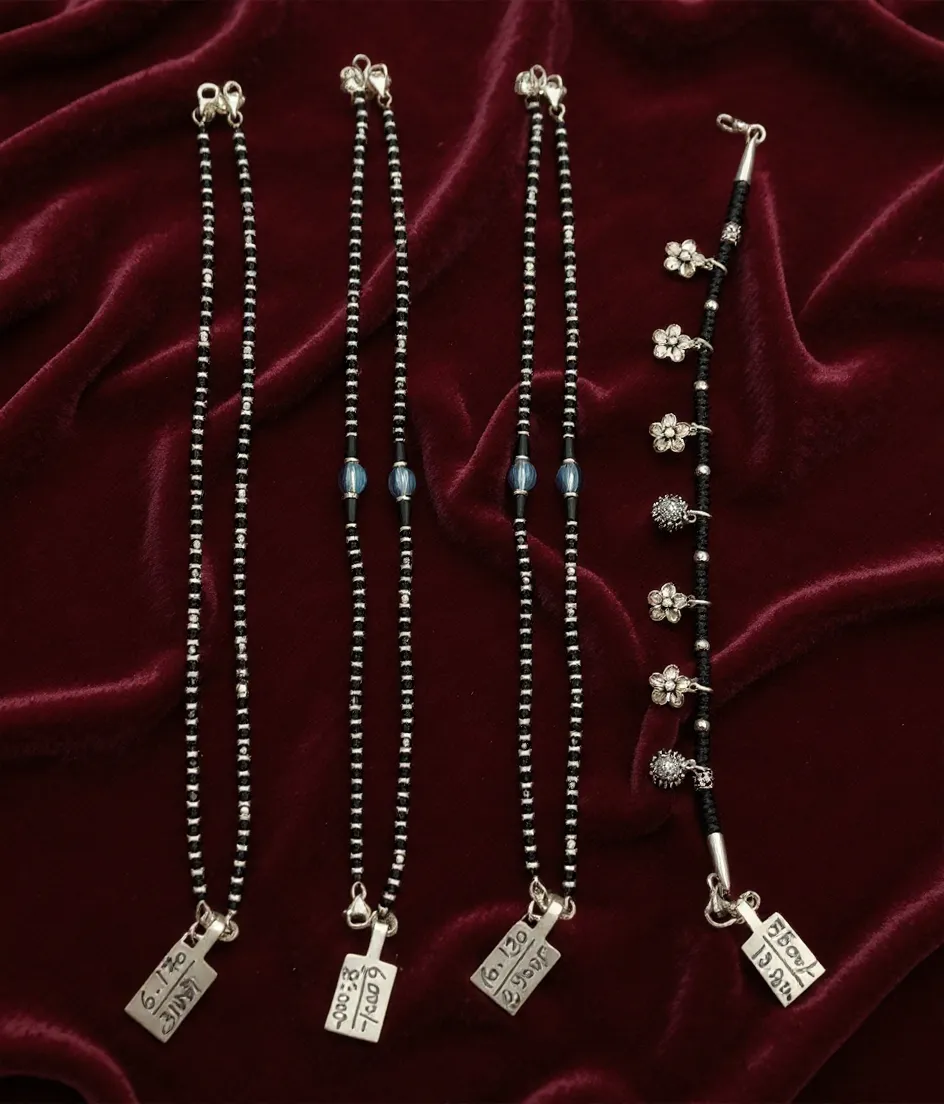 Silver Anklets