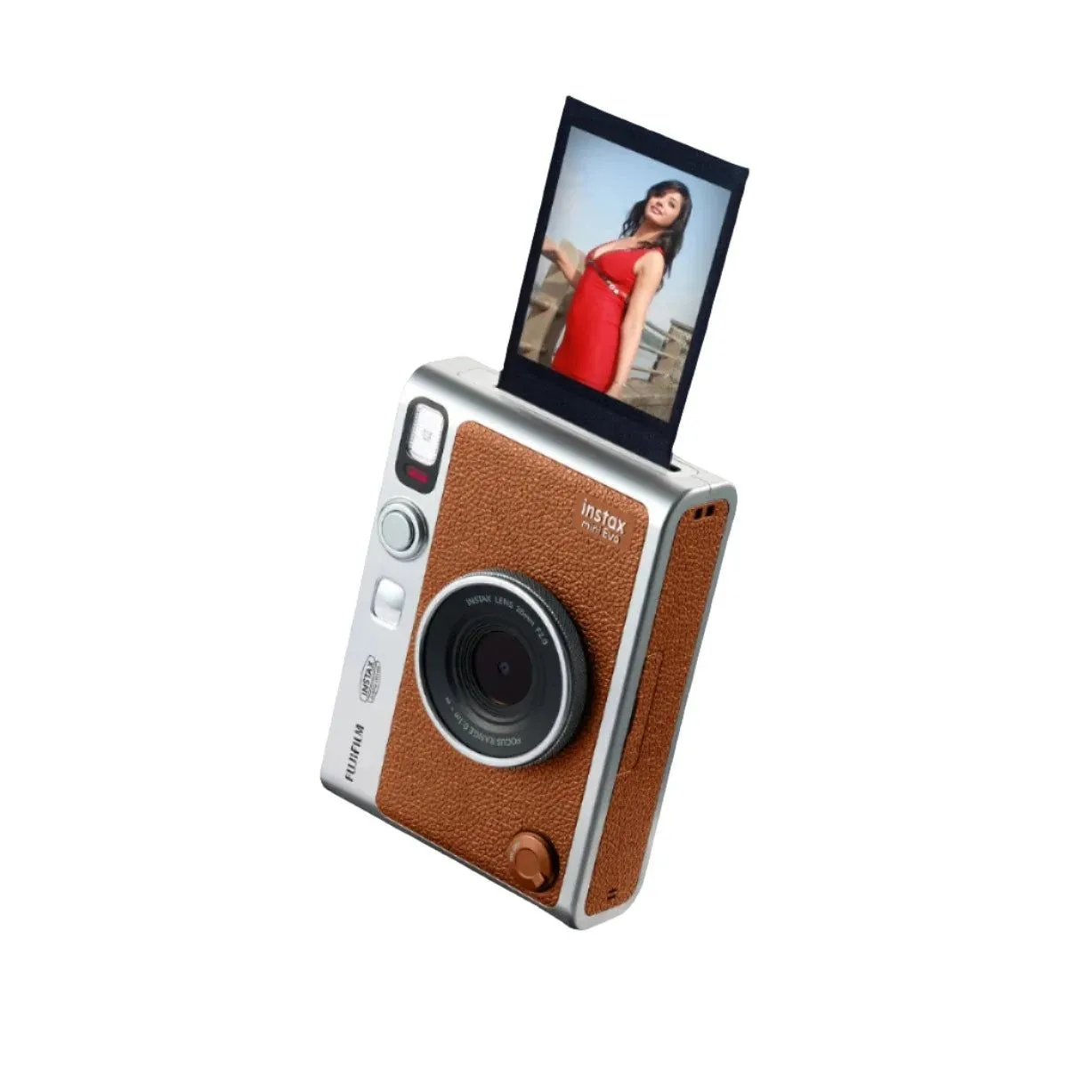 Instax Mini Evo Combo Box Camera Premium Edition Brown