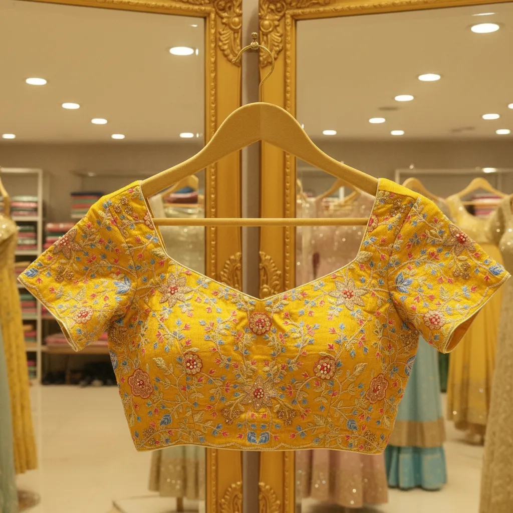 Resha House Embroidered Blouse