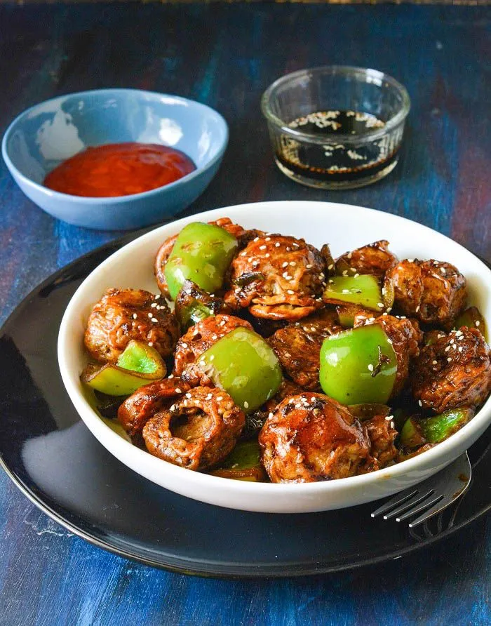 Mushroom Chilli Dry
