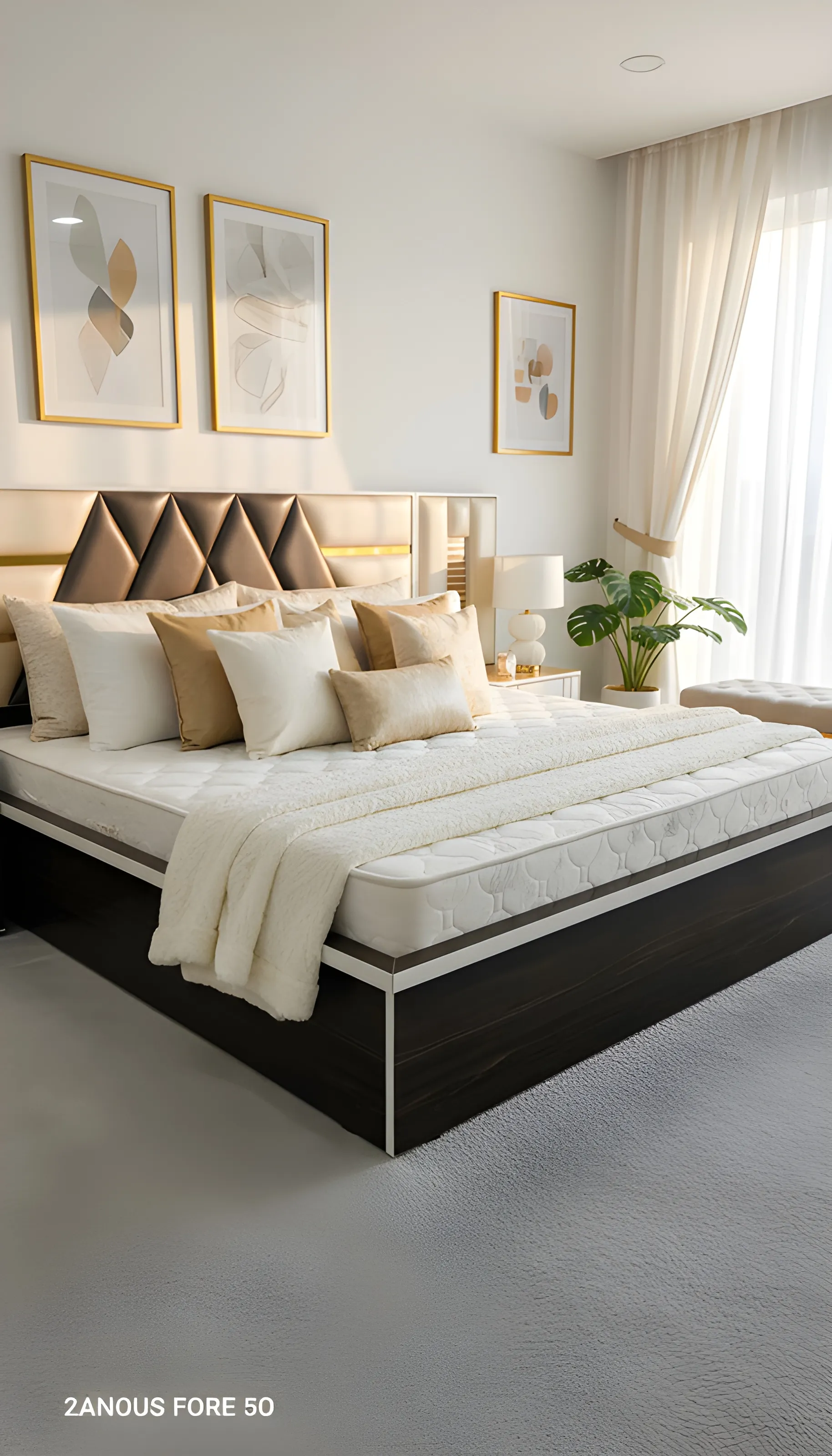 Modern Upholstered Bed Hydraulic