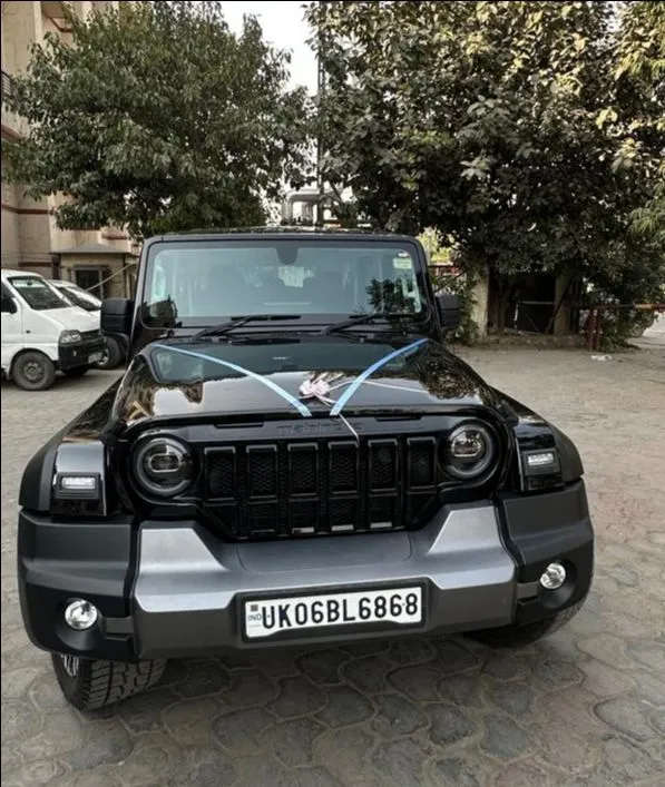 Thar Roxx. Black Compact SUV Rental....