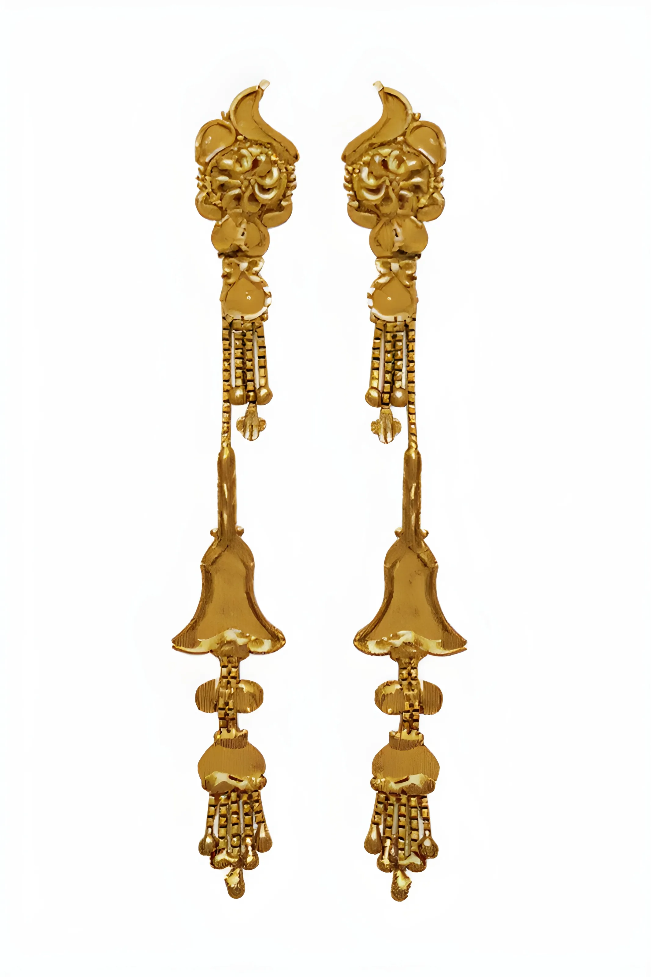 Gold Earrings 👌✨ 👌
