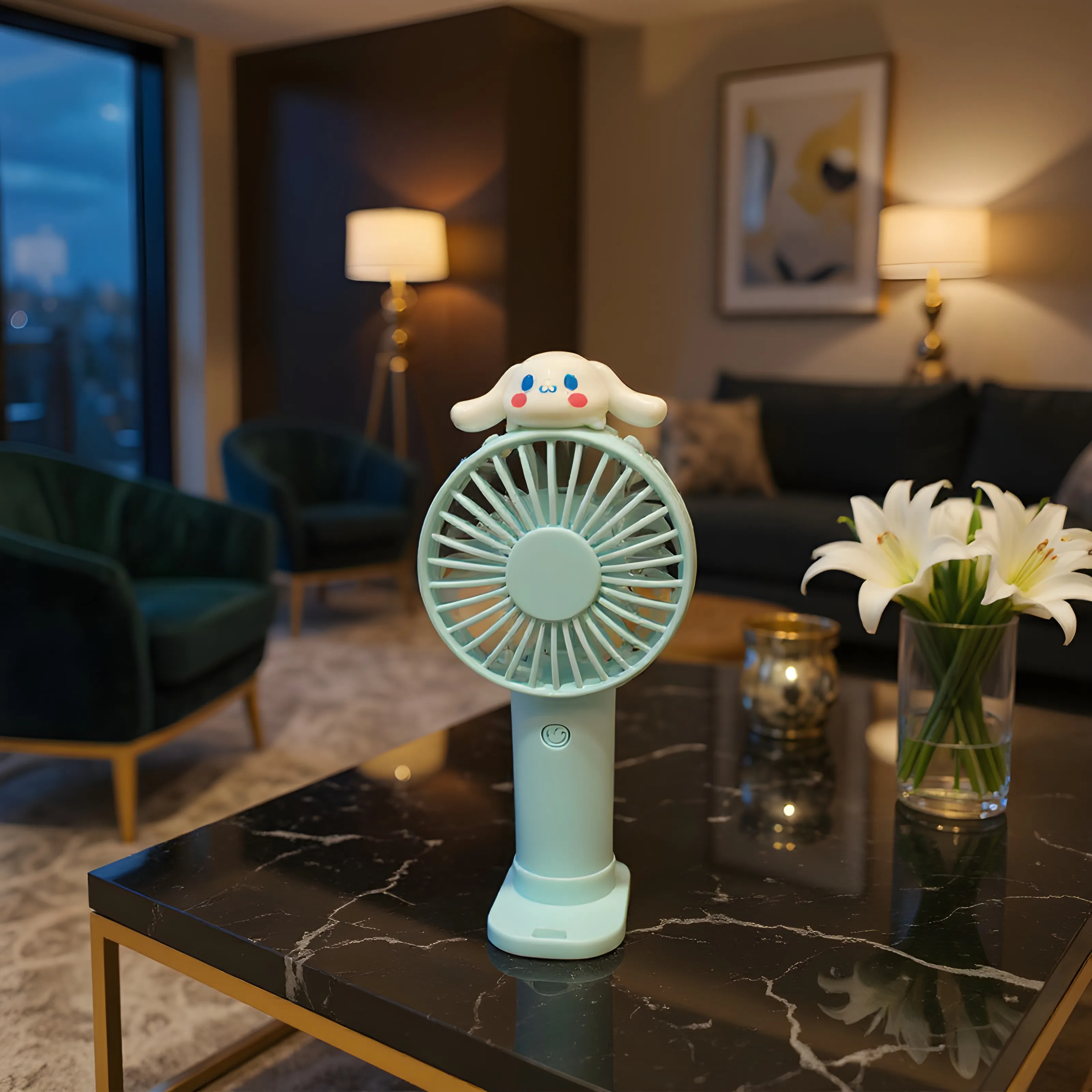 Cartoon Character Handheld Fan